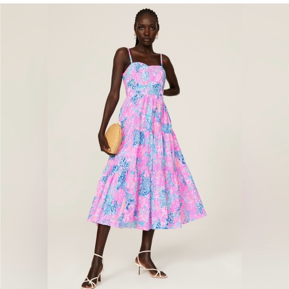 Lilly Pulitzer Edith Midi Dress Women’s size 6